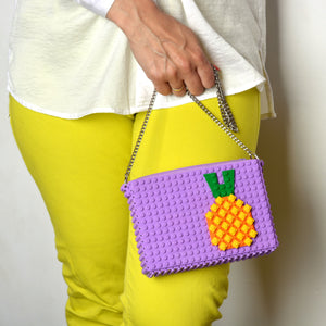 Lavender Pineapple zipbag