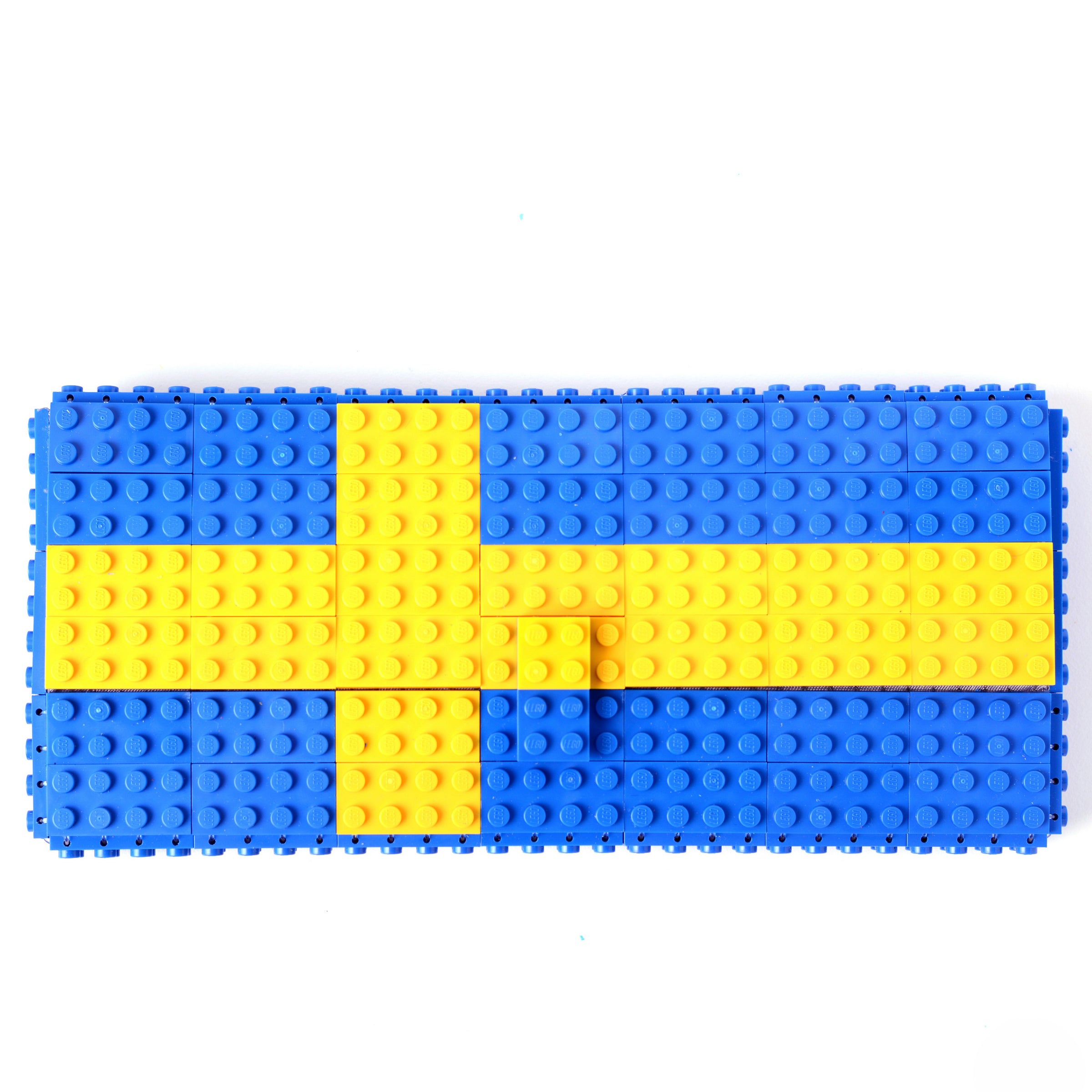 Swedish flag clutch