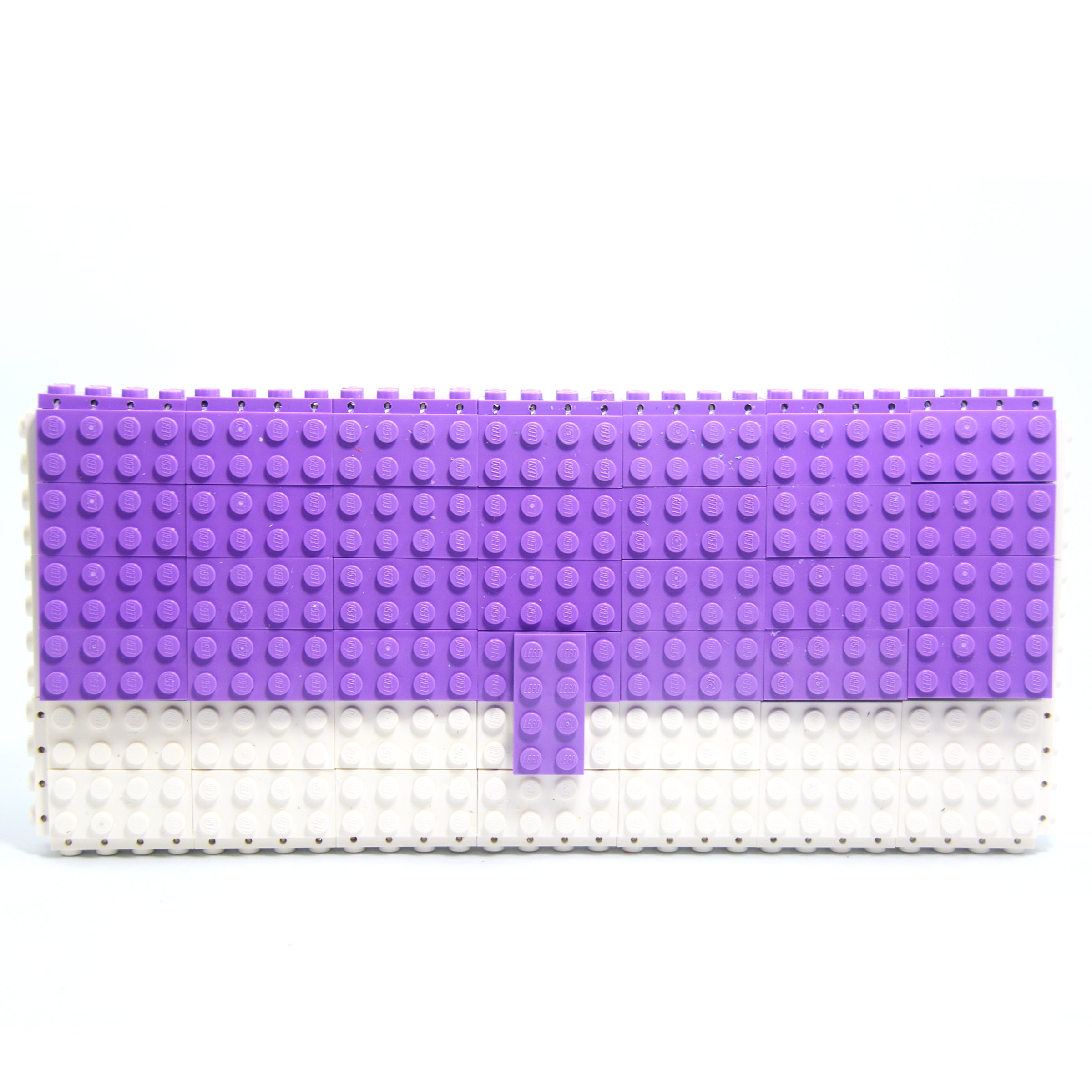 Limited Edition - lavender & white clutch