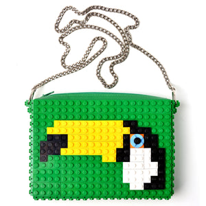 Green Toucan zipbag