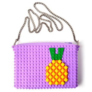Lavender Pineapple zipbag