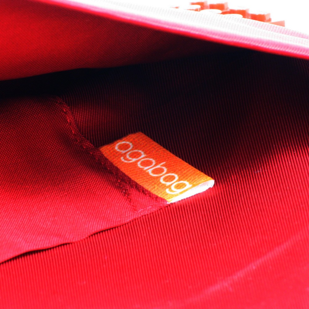 Red oversize clutch