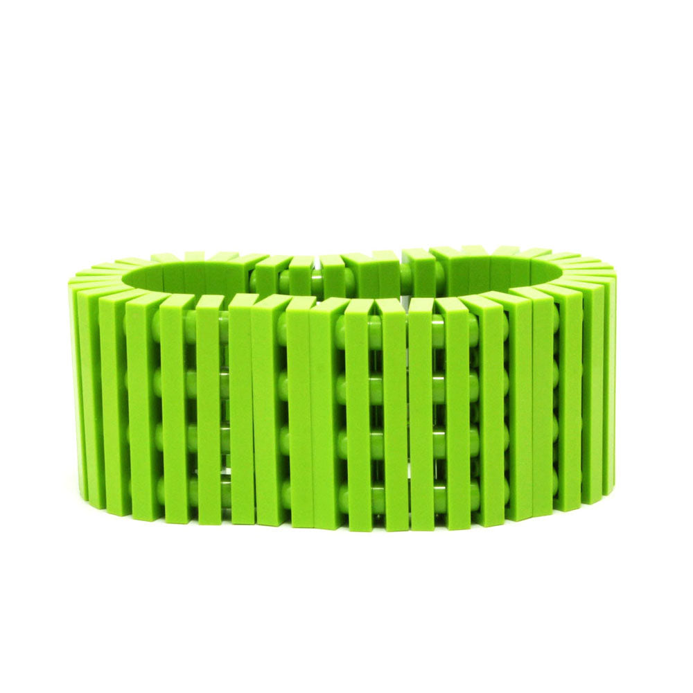 lime stripes bracelet