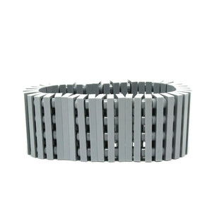 light grey stripes bracelet