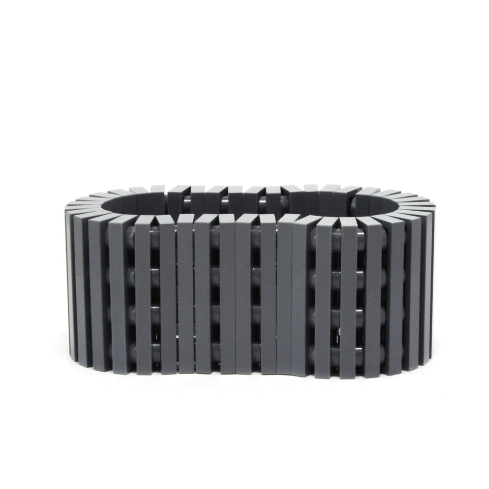 dark grey stripes bracelet