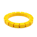 yellow slim bracelet