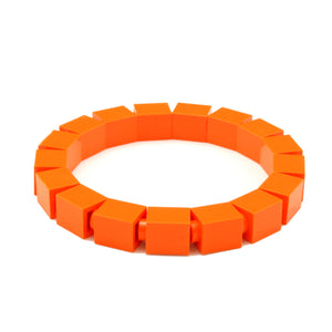 orange slim bracelet