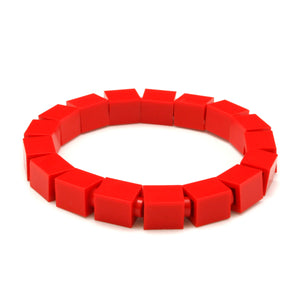 red slim bracelet