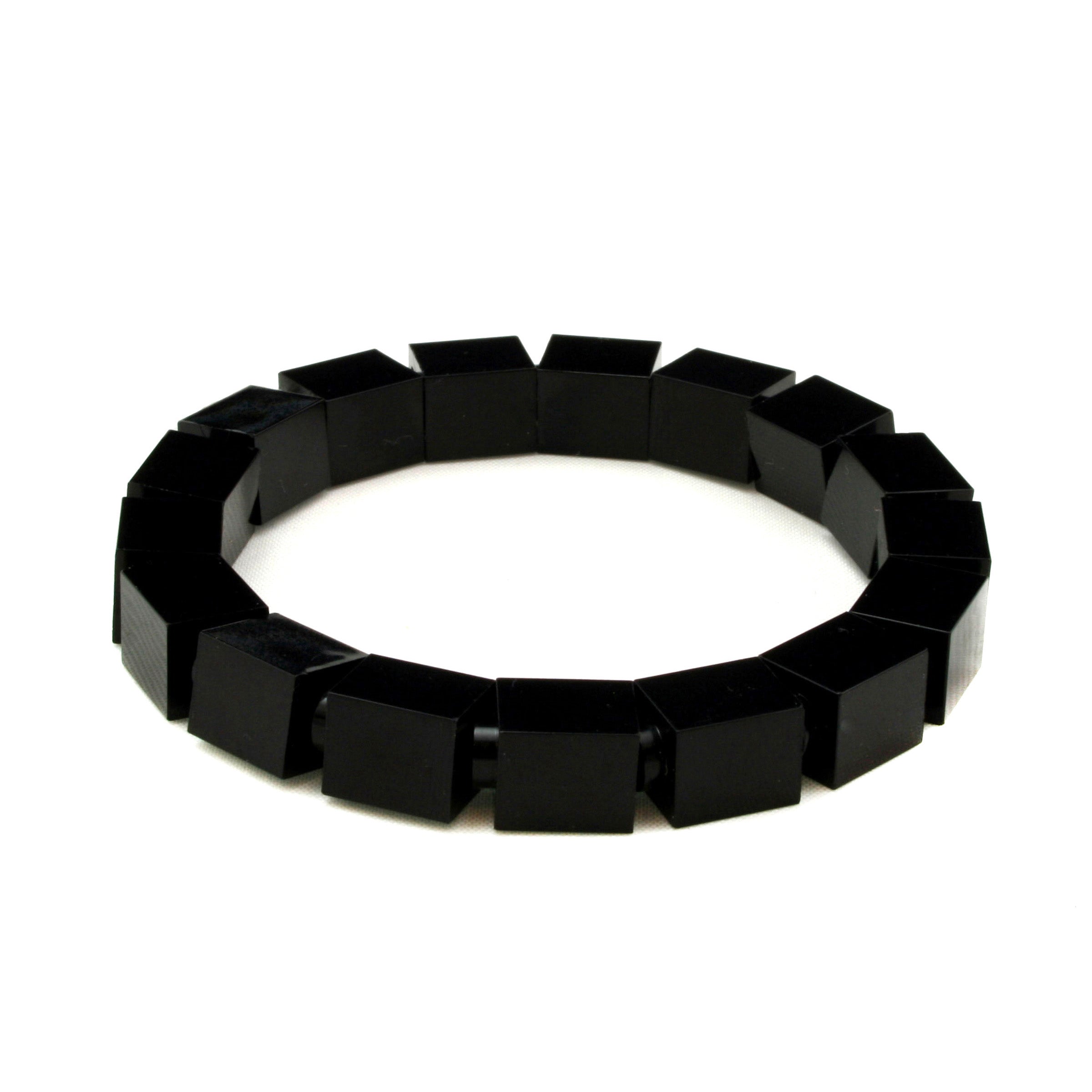 black slim bracelet