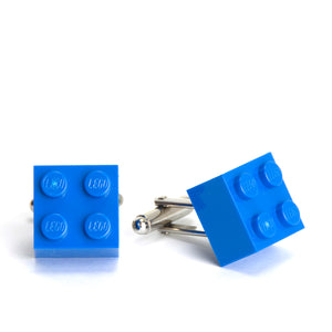 blue cube cufflinks