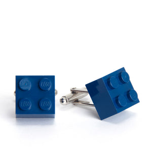 dark blue cube cufflinks