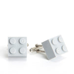 light grey cube cufflinks