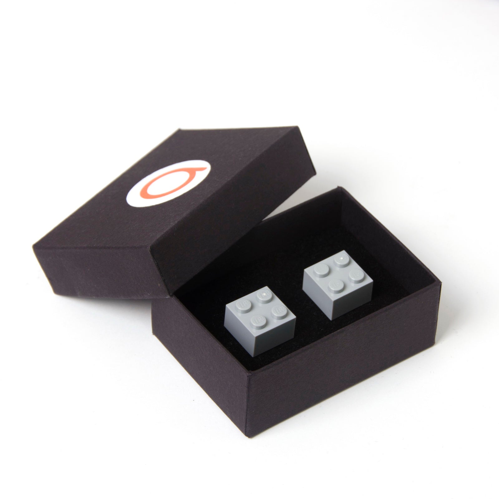 light grey cube cufflinks