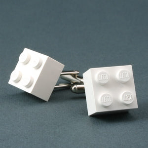 white cube cufflinks