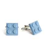 sand blue flat cufflinks