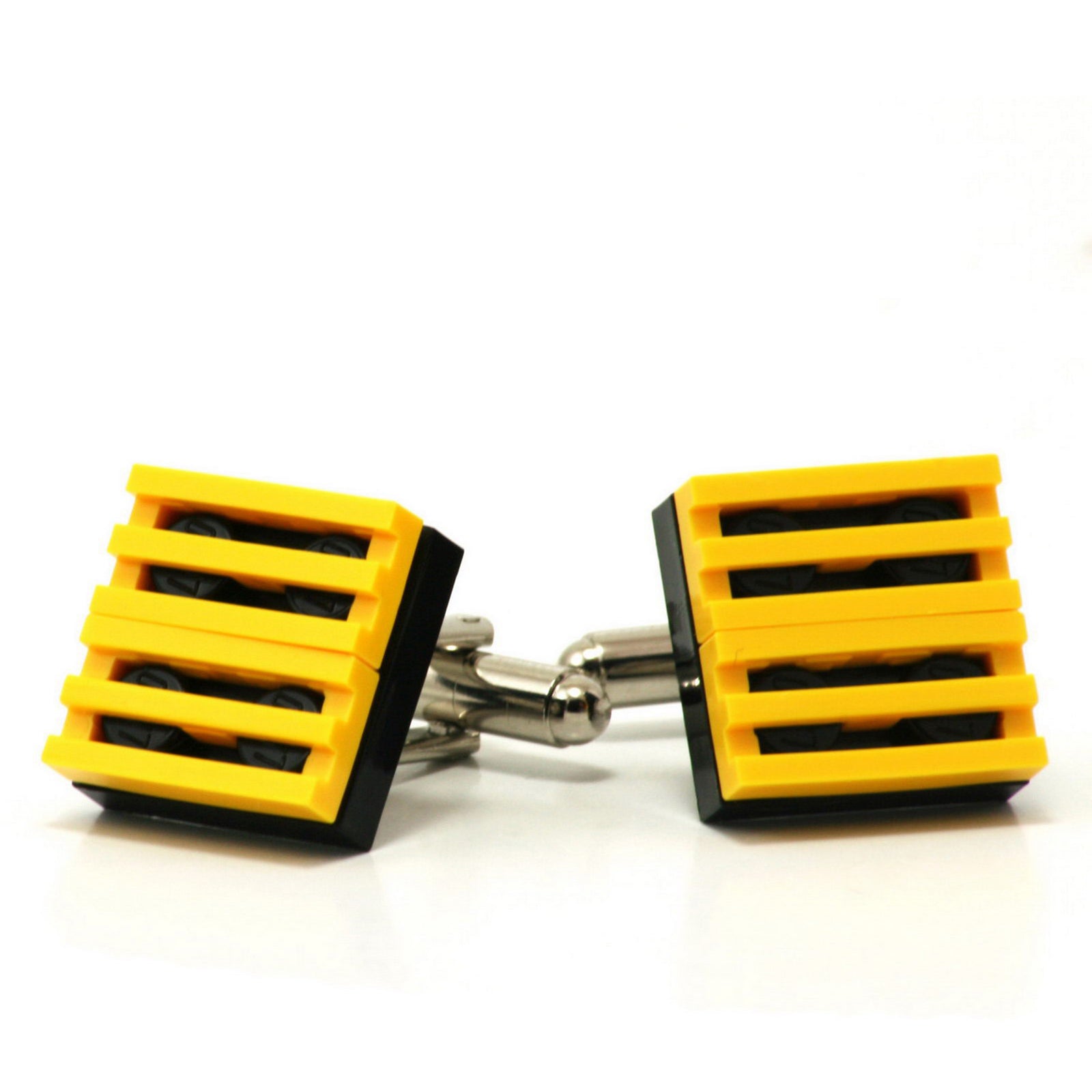 black & yellow grill cufflinks