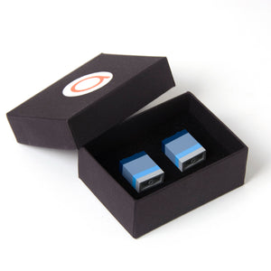 GENOA striped cufflinks