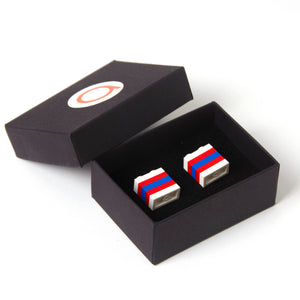 LONDON striped cufflinks