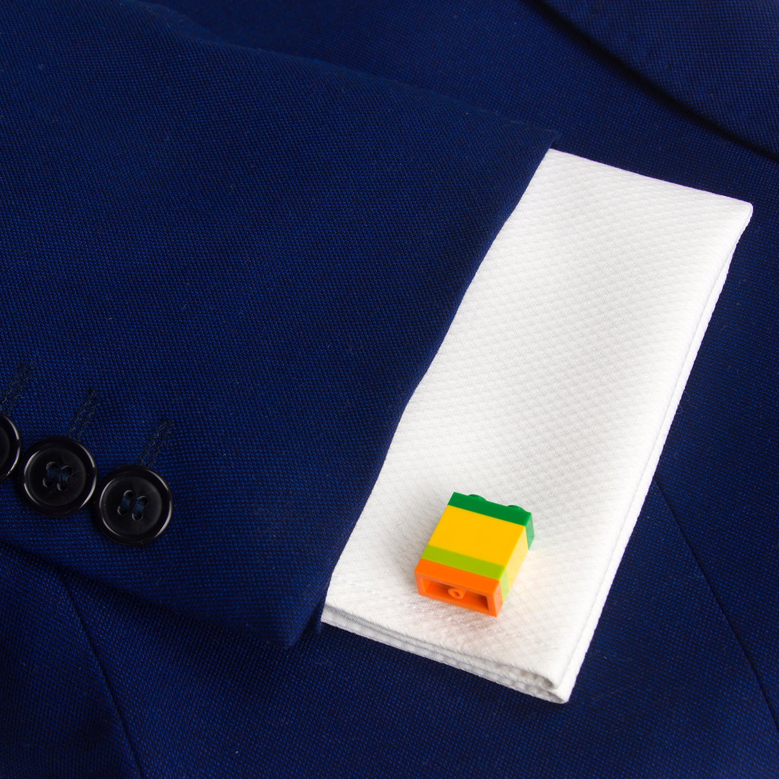 SANTA CRUZ striped cufflinks