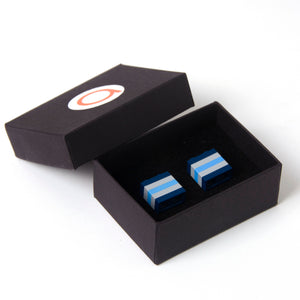 TOULOUSE striped cufflinks