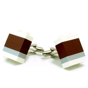 TRIPOLI striped cufflinks