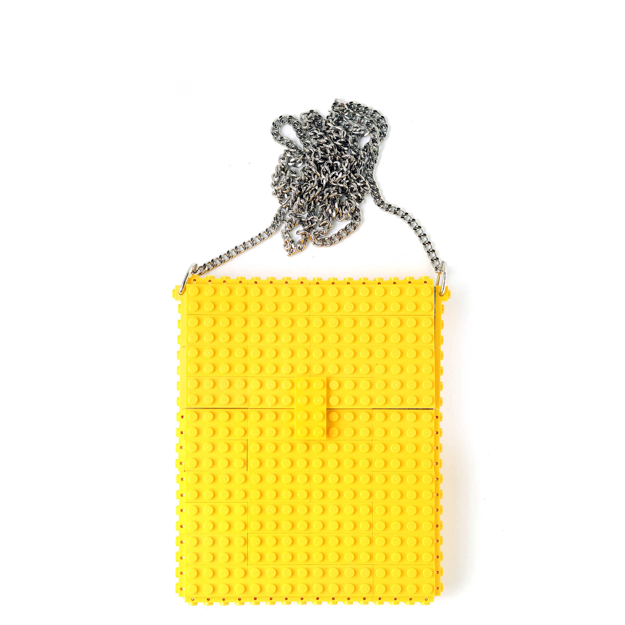 Yellow hip clutch on a chain