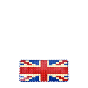 UK flag dark clutch