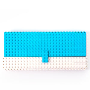 Limited Edition - azure & white clutch