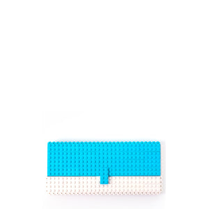 Limited Edition - azure & white clutch