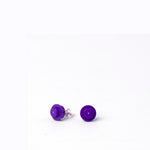 dark purple small round studs