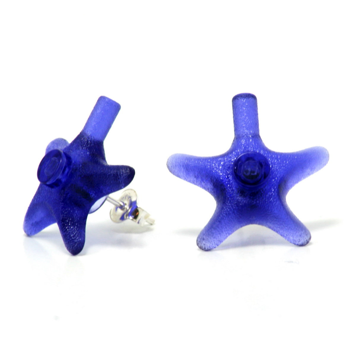 purple starfish studs