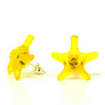 yellow starfish studs