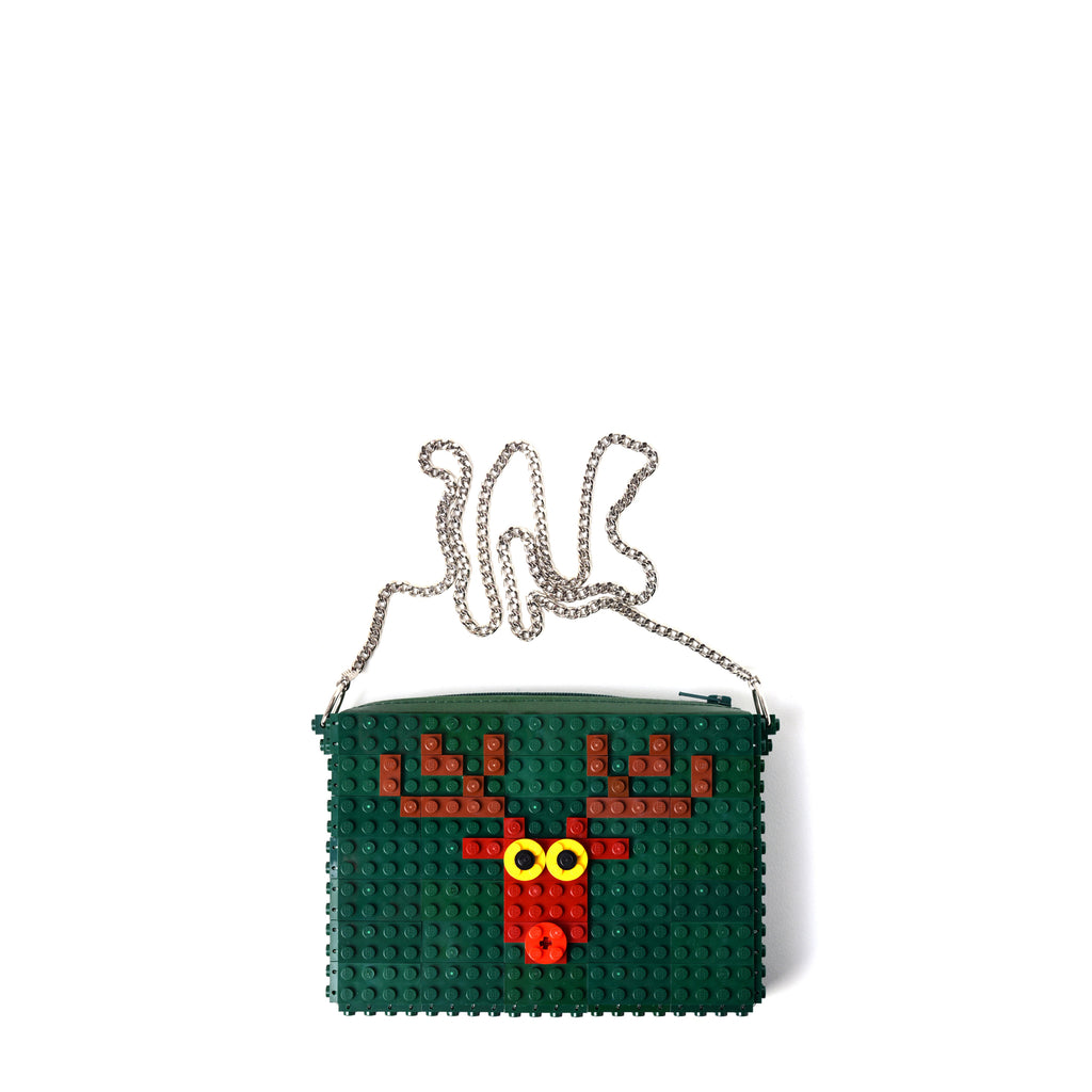 Dark green Deer zipbag